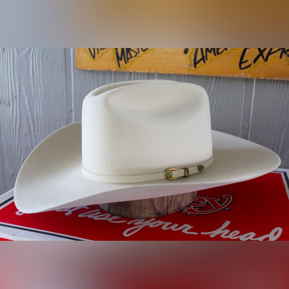 Vintage Bailey Futurity 10X Buckskin Beaver Cowboy Hat - 7 1/4 New! 🤠